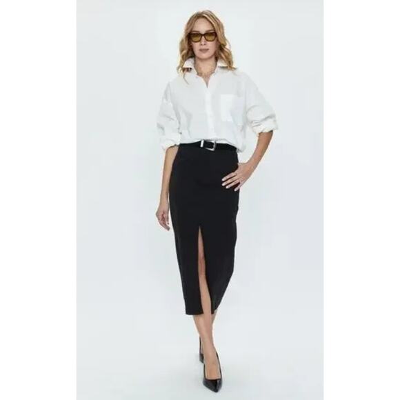 Pistola Pamela High Rise Utility Skirt in Black 29 NWT - Picture 1 of 7